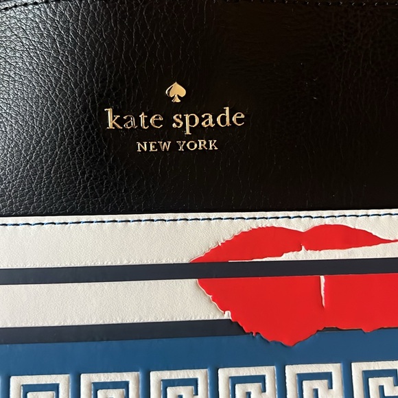 Kate Spade NYC Black Leather Tote Bag - Picture 6 of 10